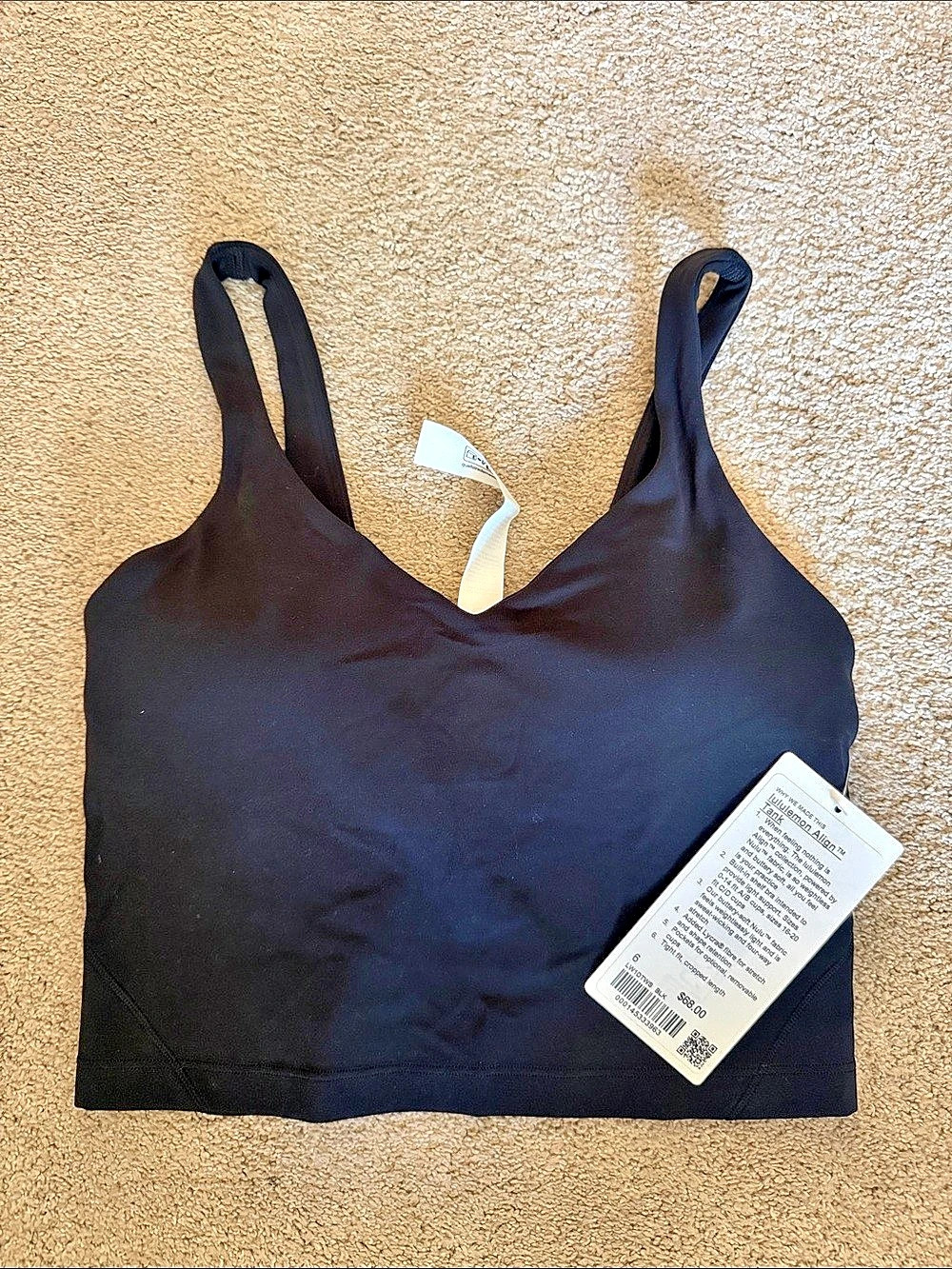 Lululemon Align Tank Black Cropped Tank